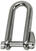 Boat Shackle Osculati D - Shackle w. captive locking pin Stainless Steel 5 mm