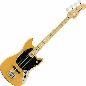 Basse électrique Fender Player Mustang Bass PJ MN LE Butterscotch Blonde - 1