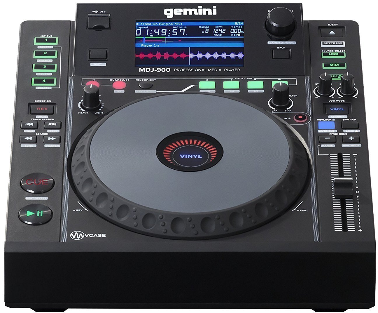 Stolný DJ prehrávač Gemini MDJ-900