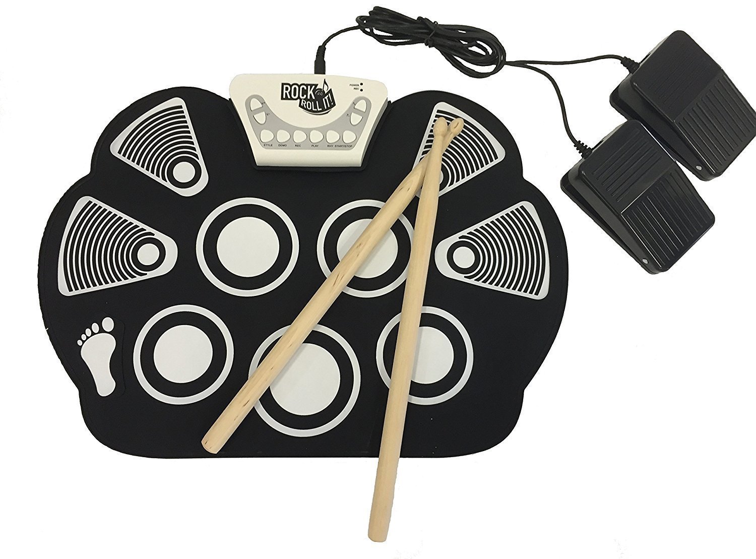 Compact Electronic Drums Mukikim Rock and Roll It - Classic Drum