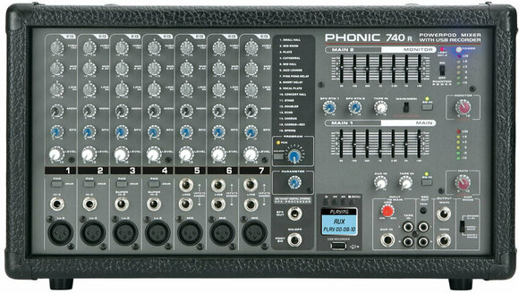 Tables de mixage amplifiée Phonic Powerpod 740R Tables de mixage amplifiée - 1