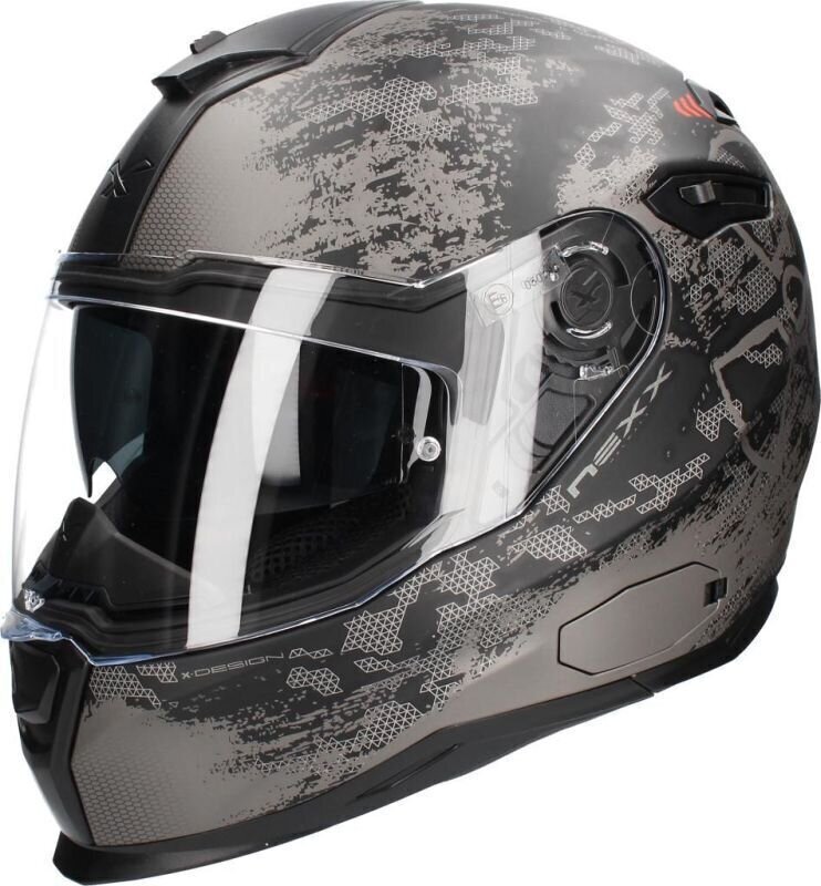 Helm Nexx SX.100 Toxic Black/Red MT M Helm