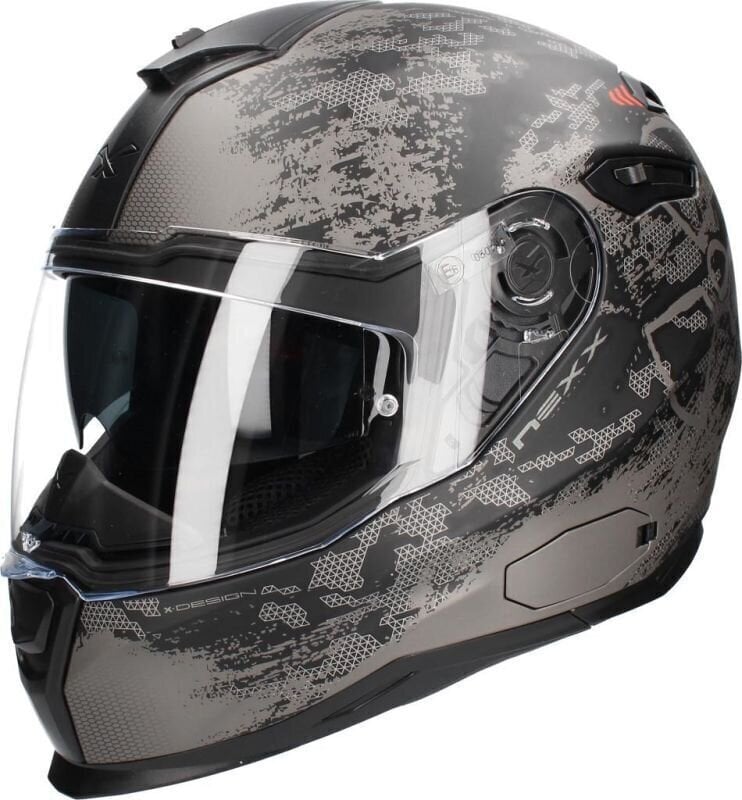Helm Nexx SX.100 Toxic Black/Red MT S Helm (Nur ausgepackt)