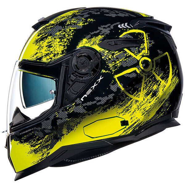 Helm Nexx SX.100 Toxic Black/Neon Yellow S Helm
