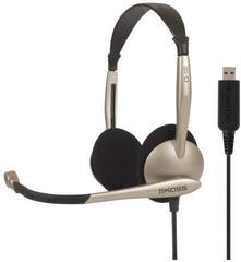 Headset voor kantoor KOSS CS100 USB Gold Headset voor kantoor