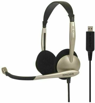 Ακουστικά KOSS CS100 USB Μαύρο - 1
