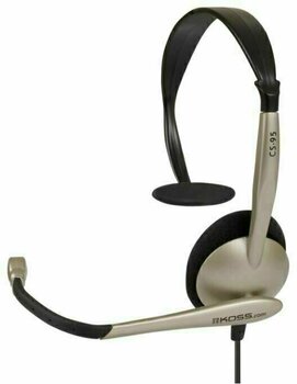 Headset voor kantoor KOSS CS95 Zwart - 1