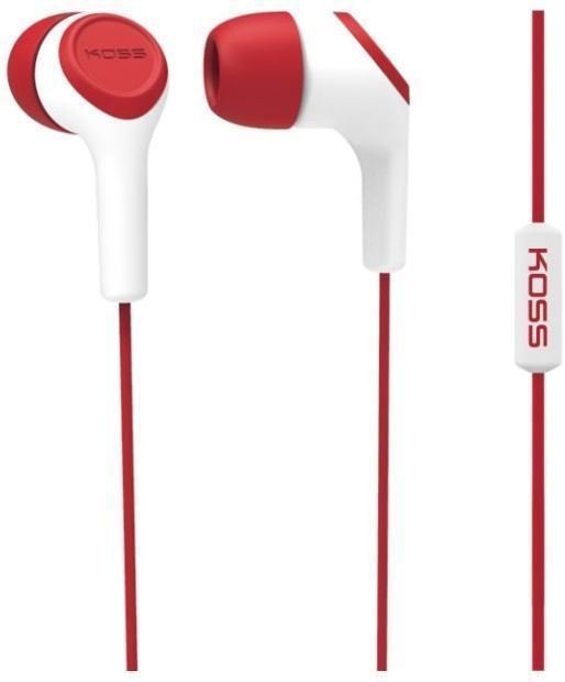 Auscultadores intra-auriculares KOSS KEB15i Red