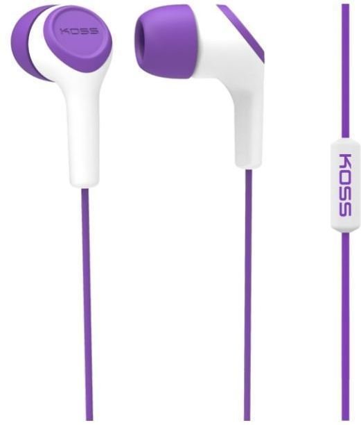 Ecouteurs intra-auriculaires KOSS KEB15i Violet Ecouteurs intra-auriculaires