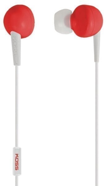 Ecouteurs intra-auriculaires KOSS KEB6i Red Ecouteurs intra-auriculaires