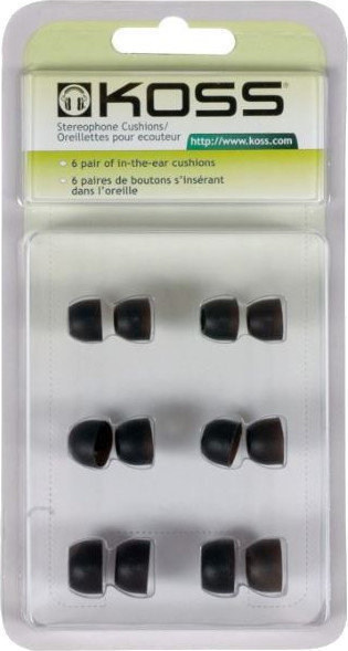 Priključki za slušalke KOSS Ušesne blazinice za slušalke Črna