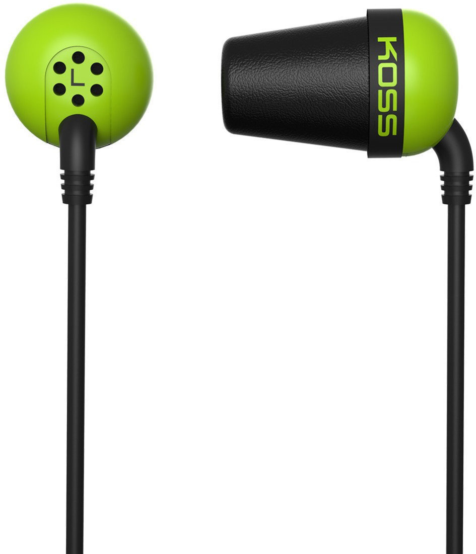 In-ear hoofdtelefoon KOSS Plug Green