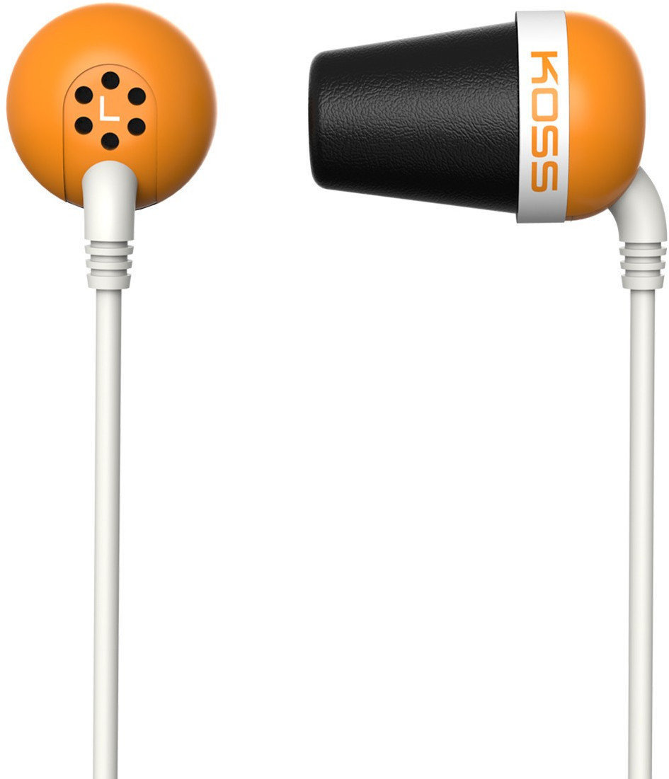 Auscultadores intra-auriculares KOSS Plug Orange