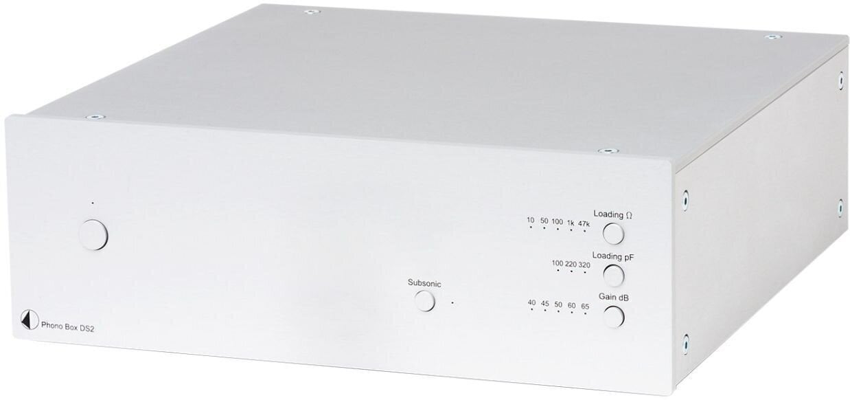 Hi-Fi Preamplificatore Giradischi Pro-Ject Phono Box DS2 Silver