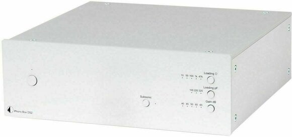 Hi-Fi Gramofónový predzosilňovač Pro-Ject Phono Box DS2 Strieborná - 1