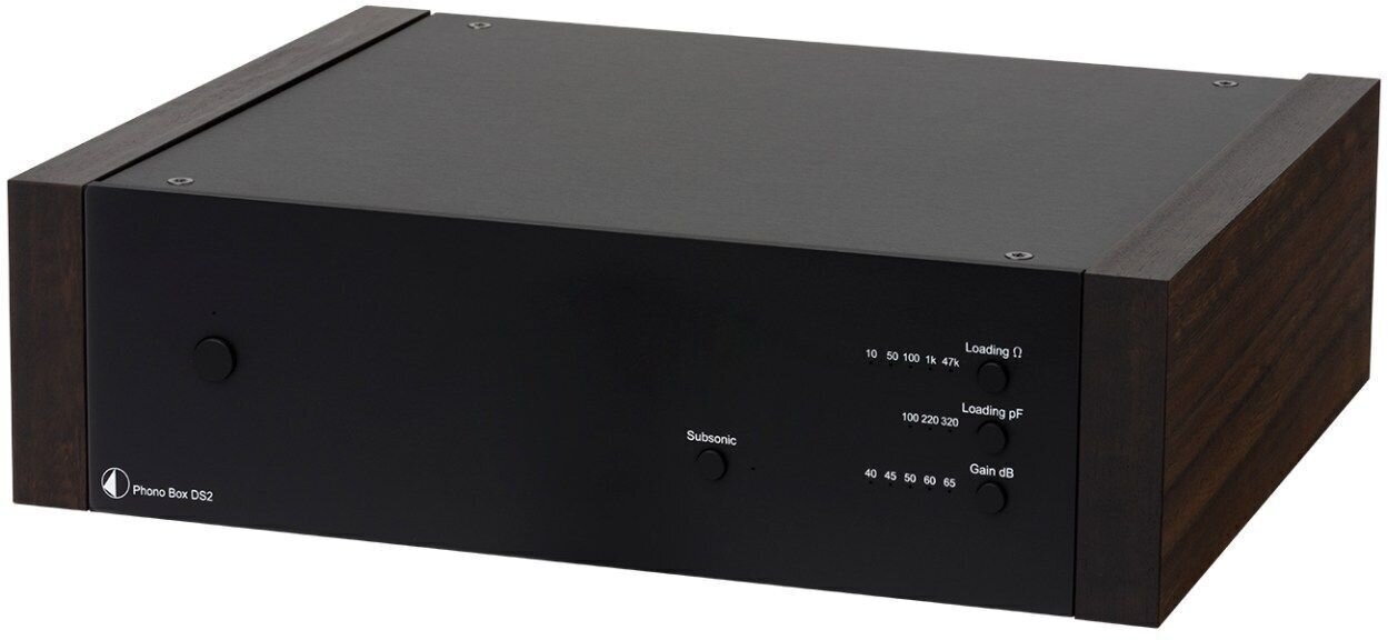 Hi-Fi platenspeler-voorversterker Pro-Ject Phono Box DS2 Black/Eucalyptus