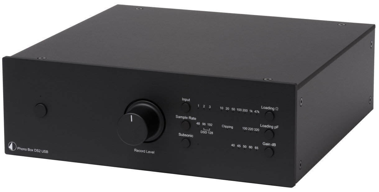 Hi-Fi Przedwzmacniacz gramofonowy Pro-Ject Phono Box DS2 USB Czarny