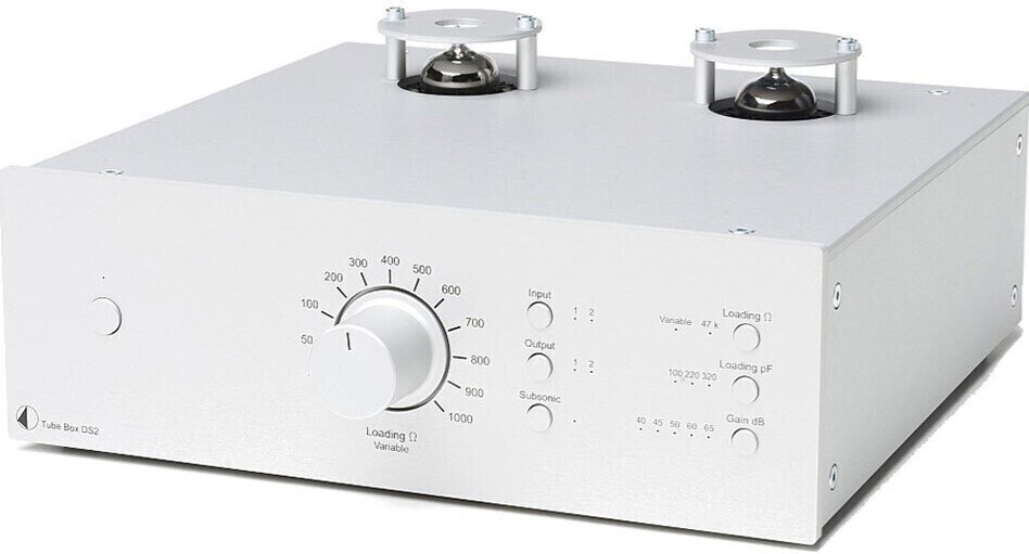 Hi-Fi Gramofonsko predpojačalo Pro-Ject Tube Box DS2 Silver