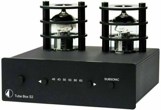 Hi-Fi Gramofónový predzosilňovač Pro-Ject Tube Box S2 Čierna - 1