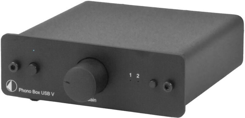 Lemezjátszó előerősítő Pro-Ject Phono Box USB V Black