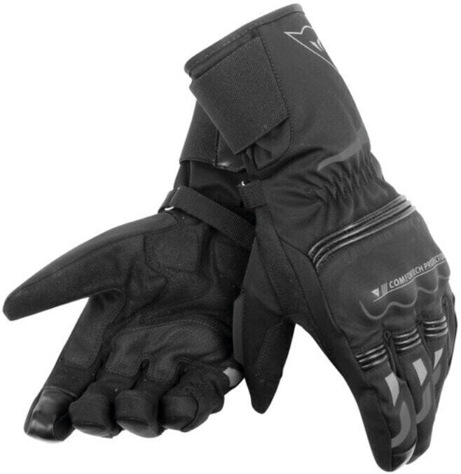 Motoristične rokavice Dainese Tempest D-Dry Long Black/Black M Motoristične rokavice