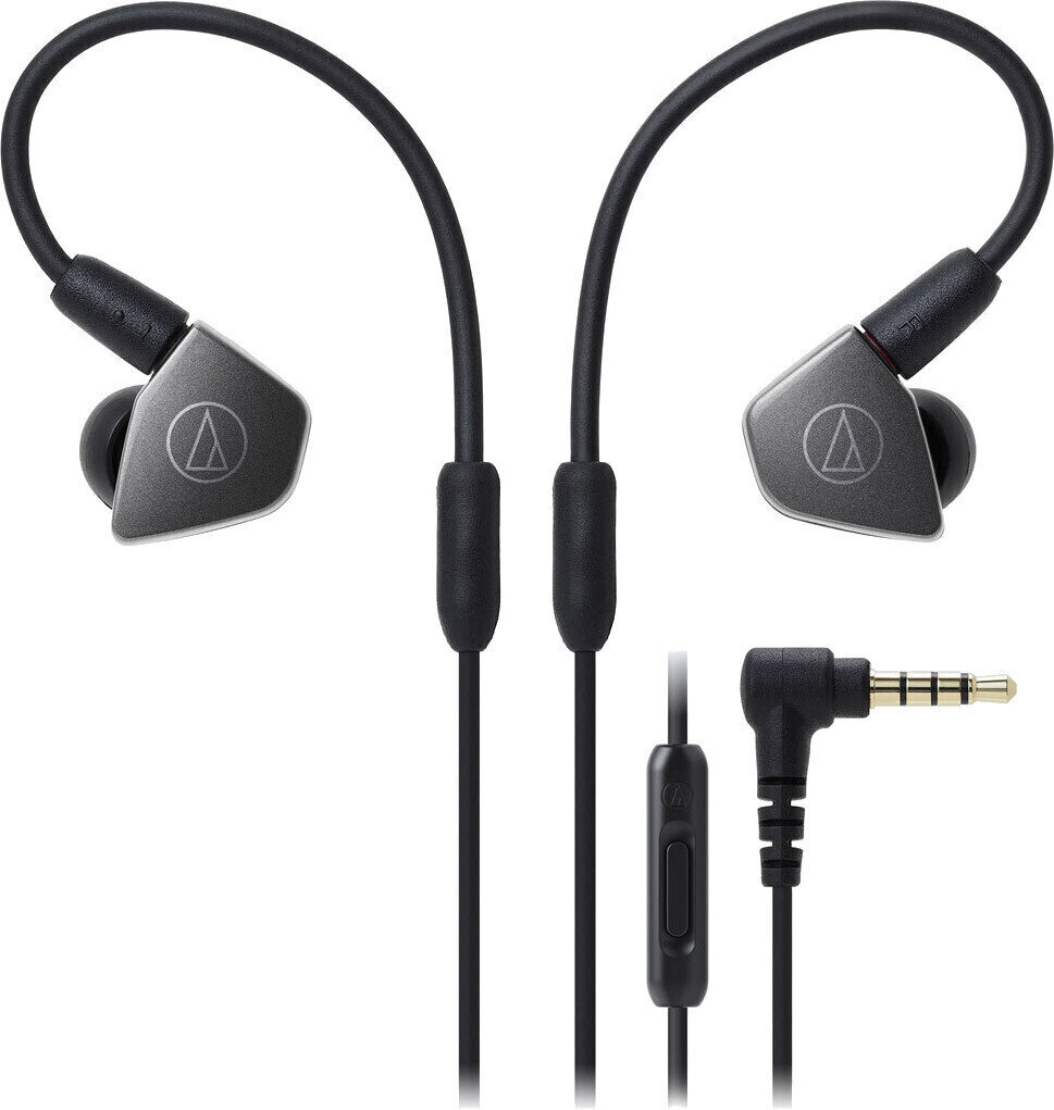 Hörlurar med öronsnäcka Audio-Technica ATH-LS70iS Svart