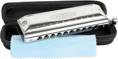 Cascha HH 2272 Chromatic 10-40 Blues Armónica cromática (Como nuevo)