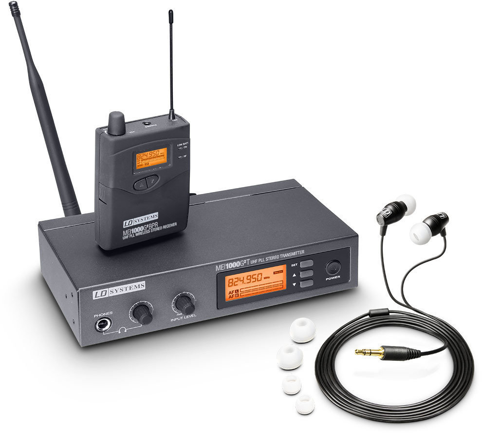 Trådlös öronövervakning LD Systems MEI 1000 G2