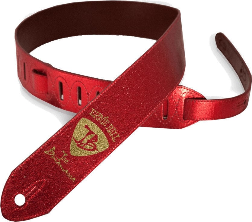 Courroie de guitare Ernie Ball 4080 Joe Bonamassa Strap Red Foil
