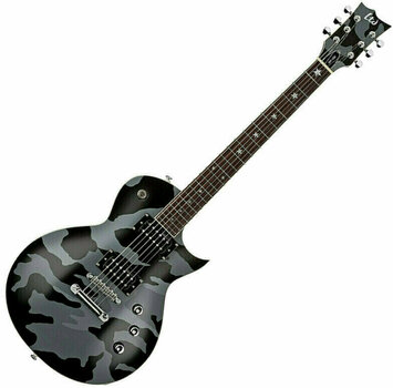 Signature Electric Guitar ESP LTD WA-200 Black Camo Will Adler Signature - 1