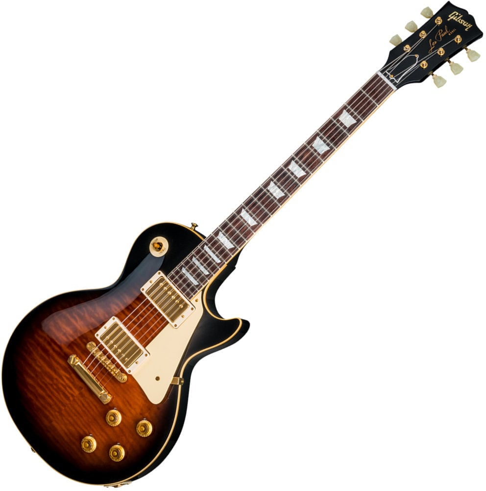 Chitară electrică Gibson Les Paul Standard Lightly Figured Top Amber Sunset