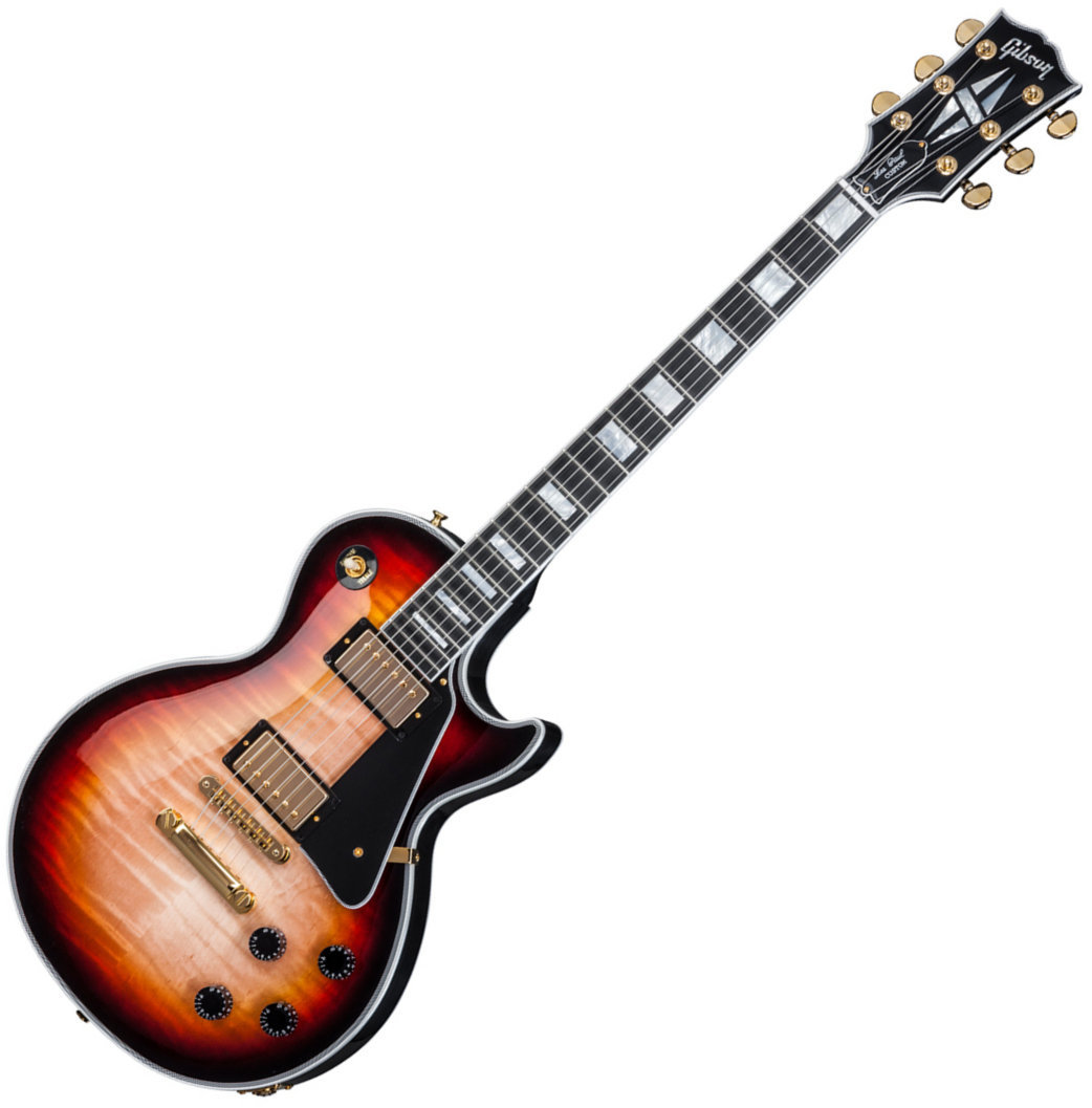 Electric guitar Gibson Les Paul Custom Figured Top Sedona Sunrise