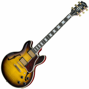 Halvakustisk gitarr Gibson CS-356 Vintage Sunburst - 1