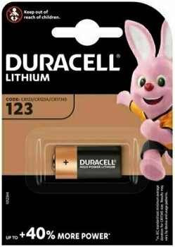 Baterias Duracell CR123A - 1