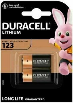 Baterias Duracell CR123A - 1