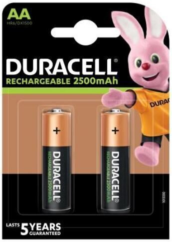 AA batérie Duracell Staycharged 2