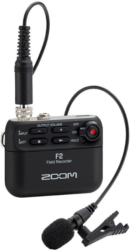 Mobile Recorder Zoom F2 Schwarz