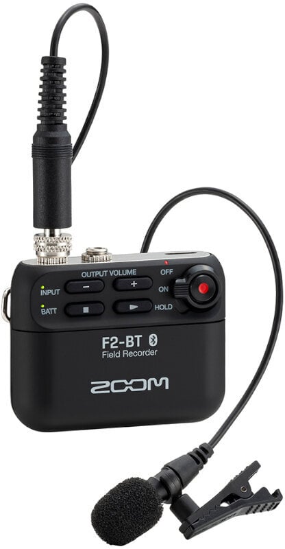 Portable Digital Recorder Zoom F2-BT Black