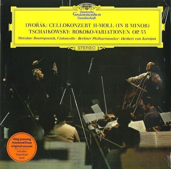Disco de vinilo Herbert von Karajan - Dvorak & Tchaikovsky Cello Concerto & (LP)