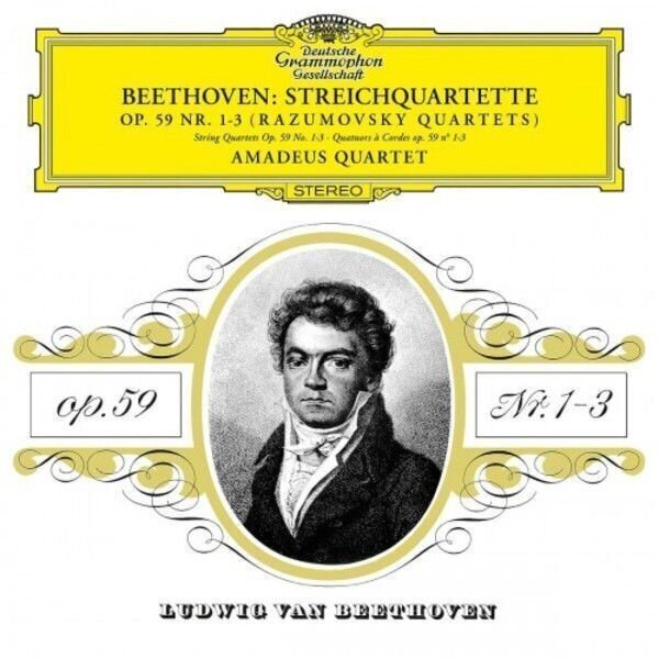 Schallplatte Amadeus Quartet - Beethoven String Quartets (Rasumovsky) (2 LP)