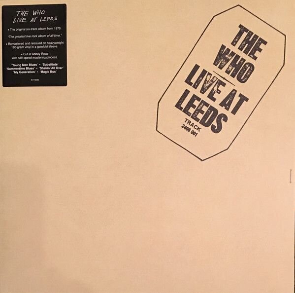 Vinyl Record The Who - Live at Leeds (LP)