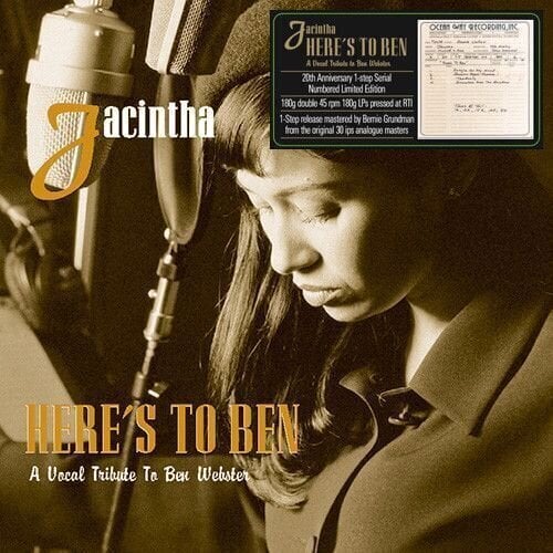 Disque vinyle Jacintha - Here's To Ben A Vocal Tribute To Ben Webster OOP (2 LP)