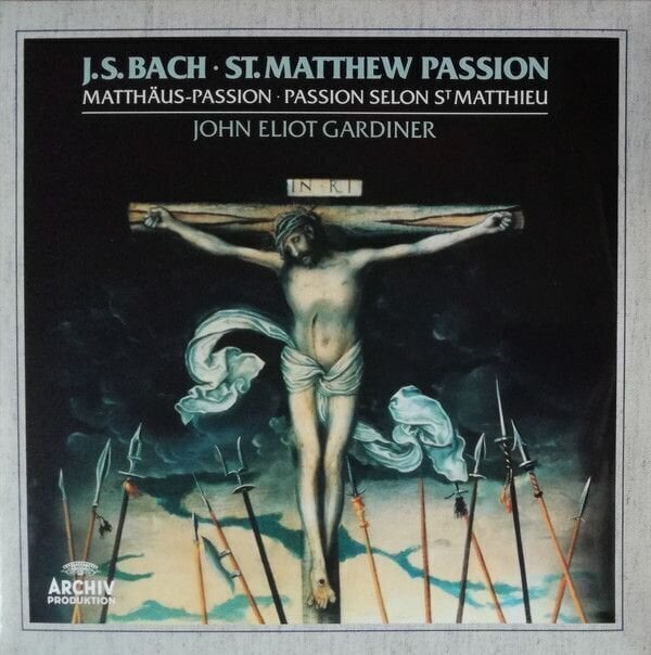 LP deska Bach - St Matthew Passion (3 LP)