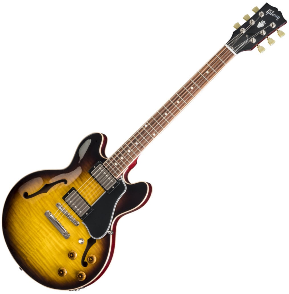 Halvakustisk gitarr Gibson CS-336 Vintage Sunburst Halvakustisk gitarr