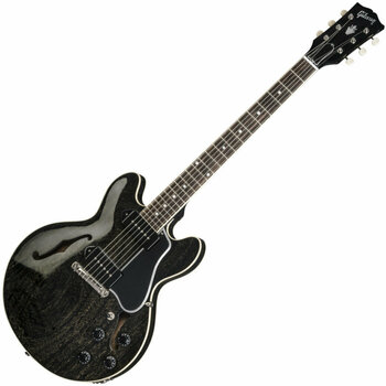 Halvakustisk gitarr Gibson CS-336 Mahogany TV Black Gold - 1