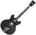 Semi-Acoustic Guitar D'Angelico Premier DC Stairstep Black