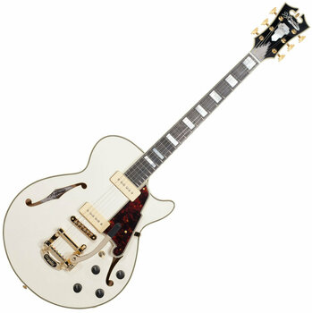 Halvakustisk guitar D'Angelico Excel SS Shoreline Vintage White - 1