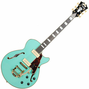 Semi-Acoustic Guitar D'Angelico Excel SS Shoreline Surf Green - 1