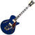 Halvakustisk gitarr D'Angelico Excel SS Shoreline (with Bigsby) Ocean Blue