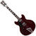 Halvakustisk guitar D'Angelico Premier DC Stairstep Trans Wine